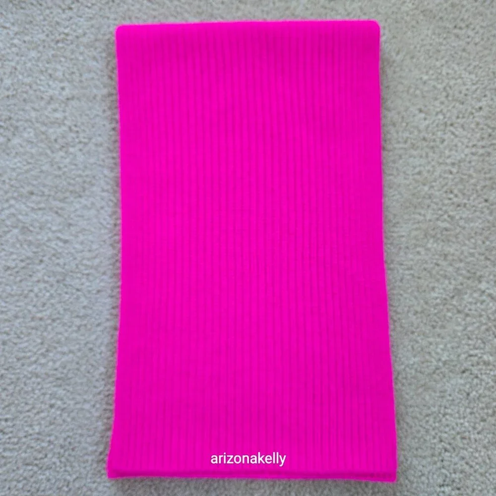 NWOT Banana Republic Signature Cashmere Scarf Wild Orchid Pink Hot Pink